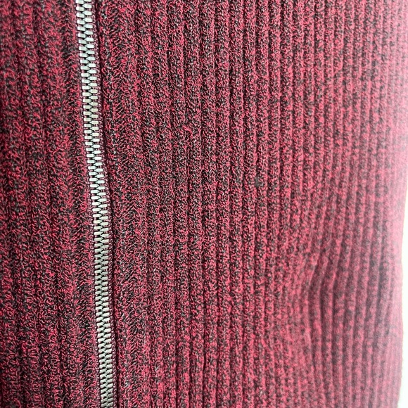 THEORY Ornita Knit Midi Skirt - Size XS/P - Burgandy Color - Pencil Skirt - Picture 2 of 6